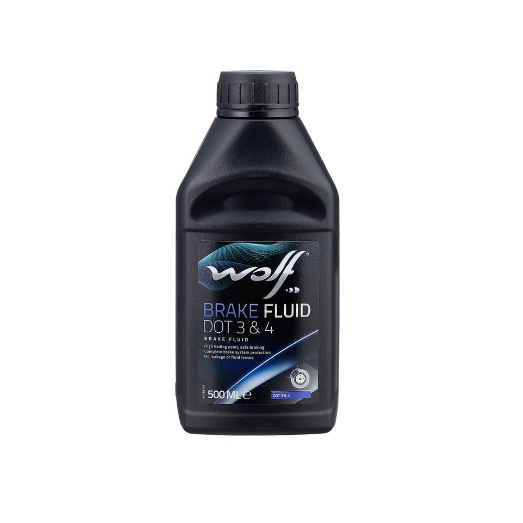Wolf Brake Fluid DOT 3&4 - 0.5L