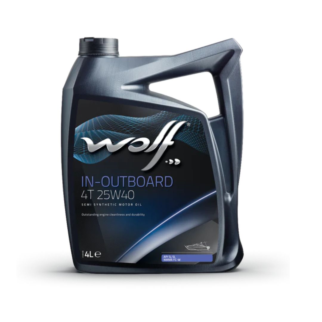 Wolf In-Outboard 4T 25W40 - 4L