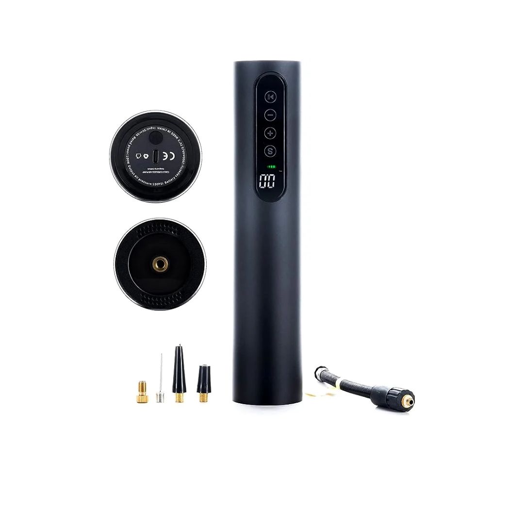 كمبروسر سيارة سوبردرايف - منفاخ للاطارات - شاشة رقمية مع بطارية قابلة للشحن - 1 سلندر